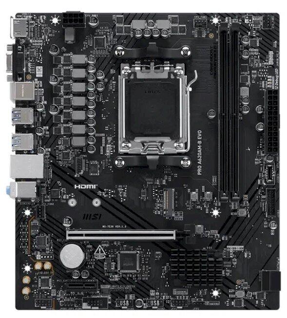 MSI PRO A620AM-B EVO Mātesplate (A620AM-B-EVO-ATX)