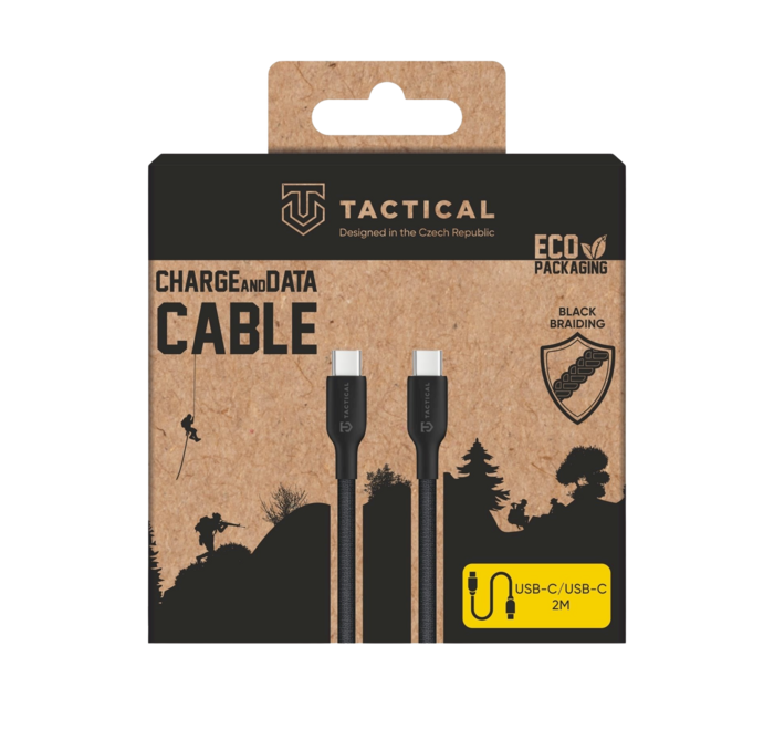 Tactical Stitch Thread USB-C/USB-C Kabelis 2m