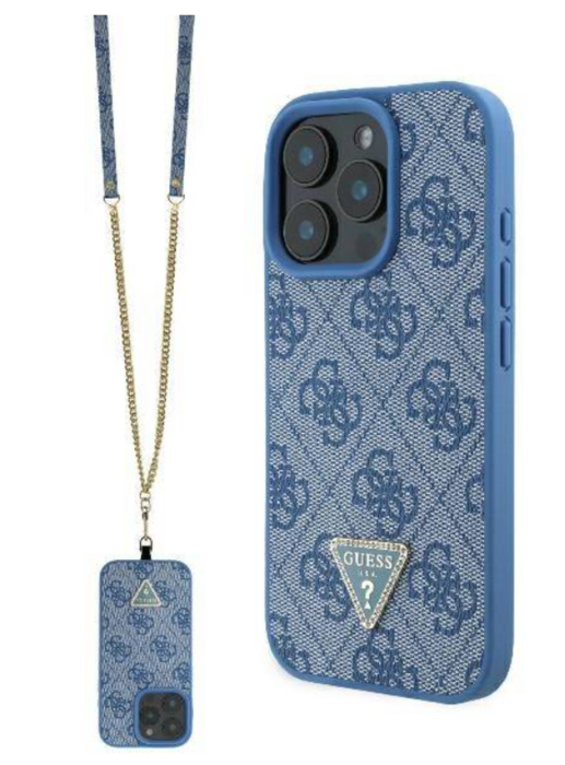 Guess GUHCP16LP4TDSCPB Чехол для Apple iPhone 16 Pro (GUHCP16LP4TDSCPB)