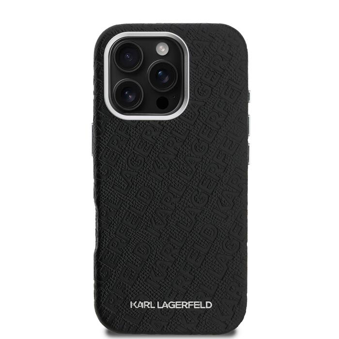 Karl Lagerfeld Grained PU Repeated Logo