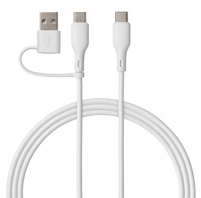 Qualo QRC-CC+A-00 Kabelis 2in1 USB-C –