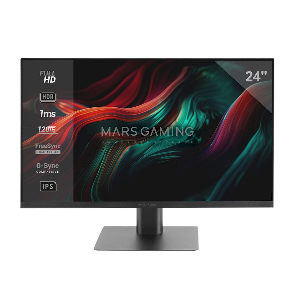 Mars Gaming MV24 Datora monitors 24" 1920 x 1080 Fast IPS 120Hz 1ms / melns (MV24)