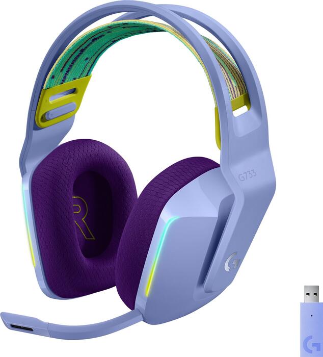 Logitech G733 Lightspeed Spēļu Austiņas (981-000890)