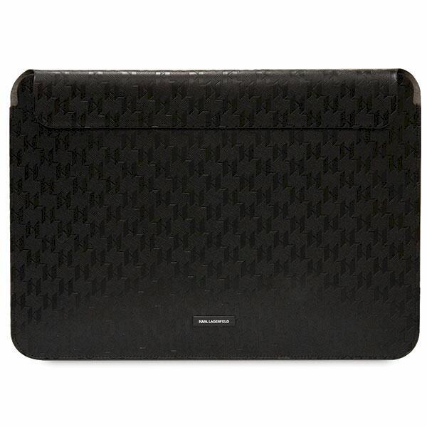 Karl Lagerfeld Sleeve KLCS14SAKLHPK Klēpjdatora maciņš 14" Saffiano Plaque / melns (KLCS14SAKLHPK)