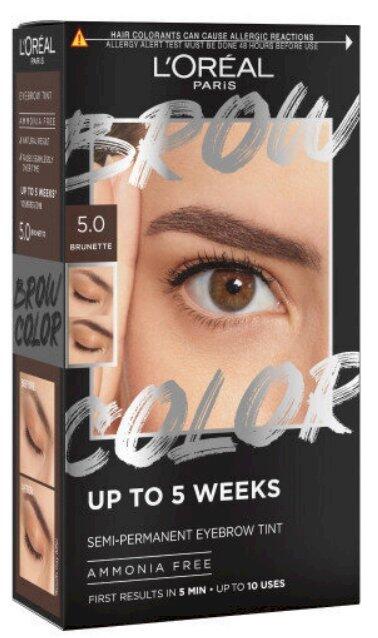 L´Oréal Paris Brow Color Semi-Permanent Краска Для Бровей 5.0 Brunette (3600524135973)