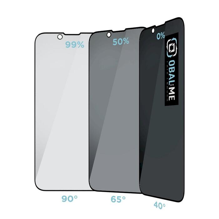OBAL:ME Privacy 5D Glass Screen Protector Защитное стекло для Apple iPhone 13 Mini / чёрный (57983121441)