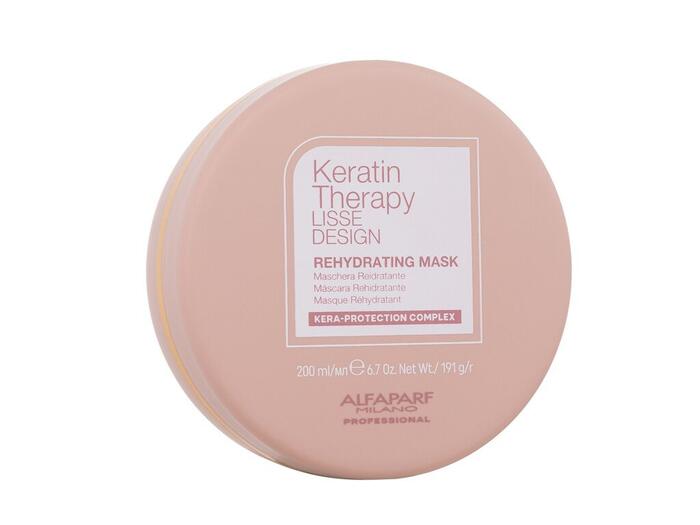 ALFAPARF MILANO Keratin Therapy Lisse Design Hair Mask Маска для волос 200ml (8022297141466)