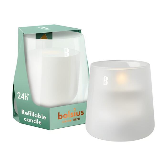 Bolsius CleanLight Aromātiskā Svece 95×85mm Vanilla&Tonka Bean (37020474)