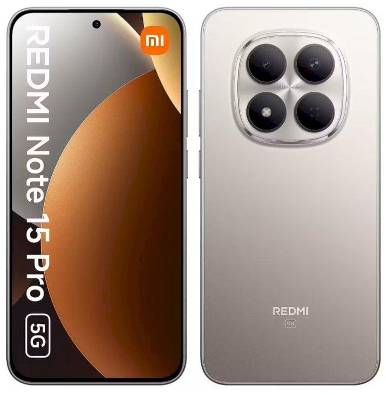 Xiaomi Redmi Note 15 Pro 5G Viedtālrunis 8GB / 256GB Titanium (MZB0LZLEU)