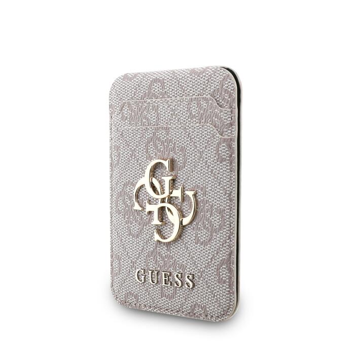 Guess 4G Metal Logo MagSafe Cardslot Stand Чехол-бумажник для карт (GUWMSHG4BLP)