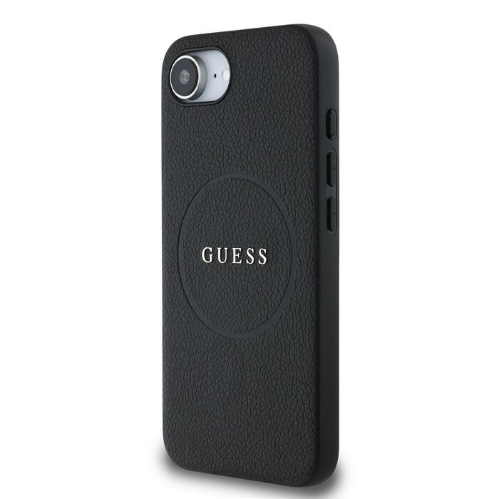 Guess PU Grained Classic Logo MagSafe Case Чехол для Apple iPhone 16e (GUHMPSE4PGHSMMK)