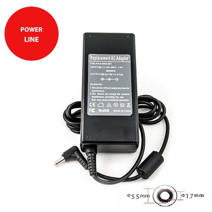 Lādētājs AC90F5517 klēpjdatoram Acer 19V /