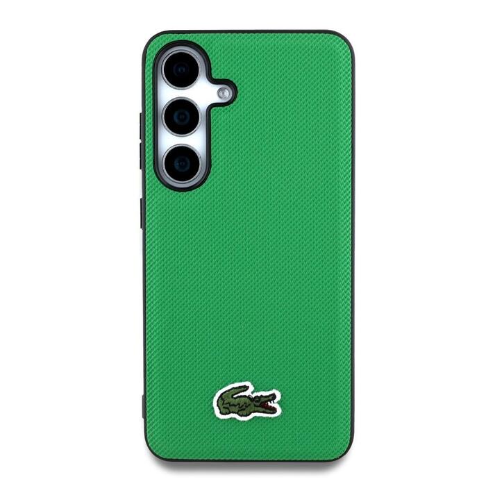 Lacoste Iconic Petit Pique Woven Logo MagSafe Case Чехол для Samsung Galaxy S25 (LCHMS25SPVCN)