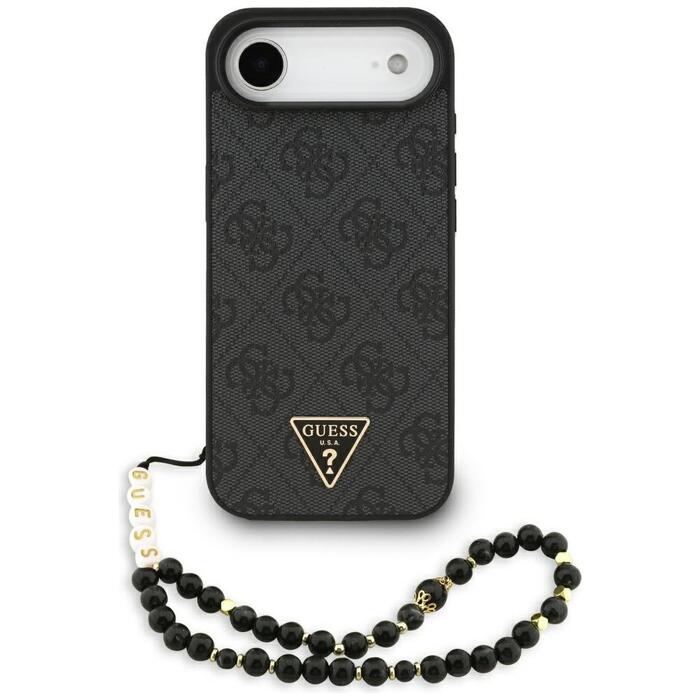 Guess 4G Strap Triangle Logo MagSafe Case Чехол для Apple iPhone 17 Air (GUHMP17MP4TSDPPSK)