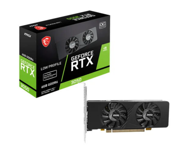 MSI GeForce RTX 3050 Videokarte 6GB