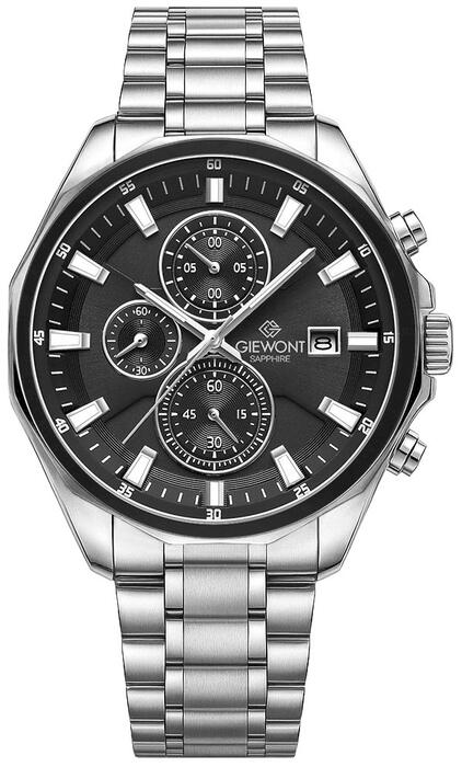 Giewont Chronograph Sapphire Vīriešu pulkstenis / sudraba (GW7290-B2)