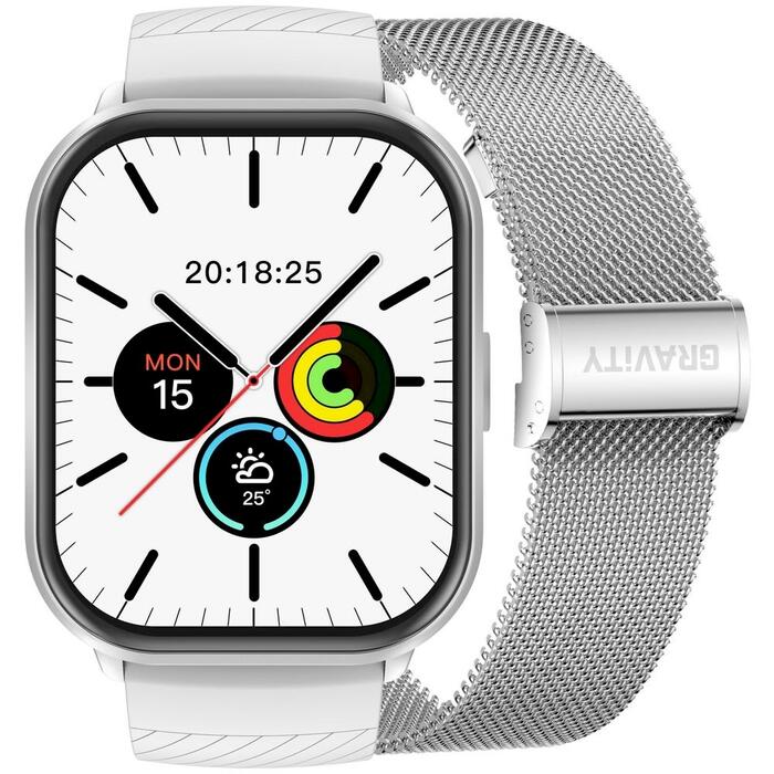 Smartwatch Gravity Siksniņa + aproce GT43-2