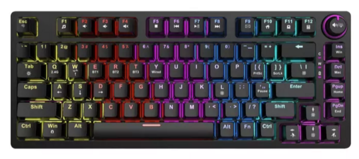 Savio PHENIX RED Bezvadu mehāniskā tastatūra