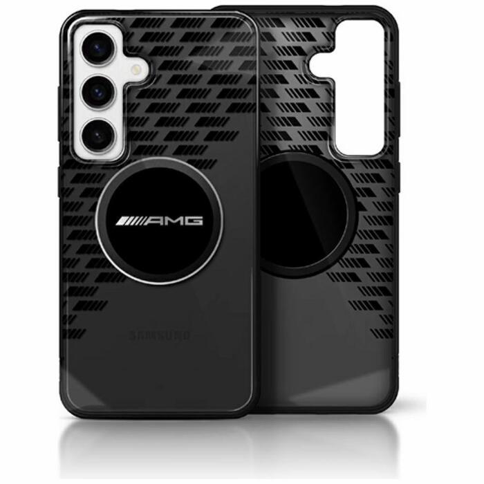 AMG Transparent Rhombs MagSafe Чехол для Samsung Galaxy S25 (AMHMS25S24HTRDK)