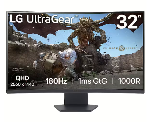 LG 32GS60QC-B Quad HD LCD Monitors