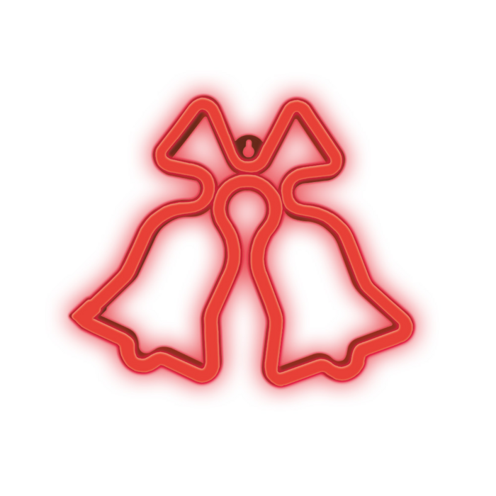 Forever Light FLNE17 CHRISTMAS BELLS Neon