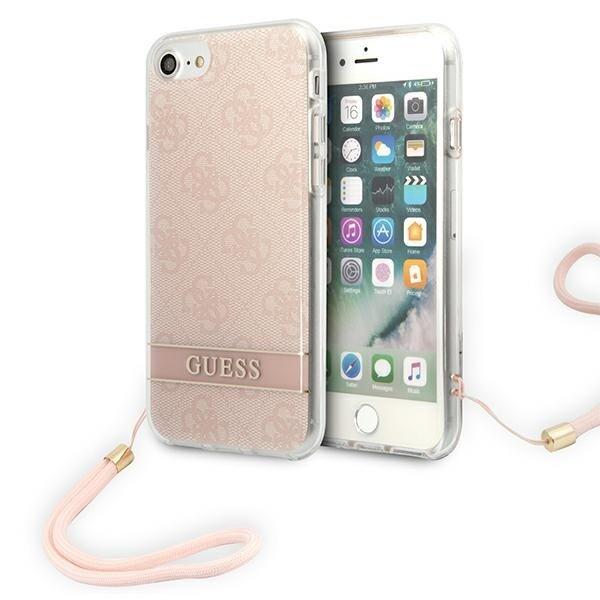 Guess GUOHCI8H4STP Hardcase 4G Print Strap