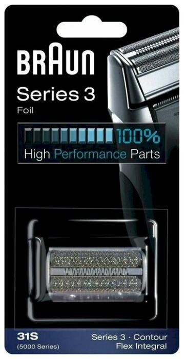 Braun Series 3 Nomainas Galvina Melna 31S (31S)