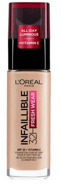 L'Oreal Paris Infaillible 24h Fresh Wear Жидкая основа 110 Vanille Rose 30ml (3600523527878)