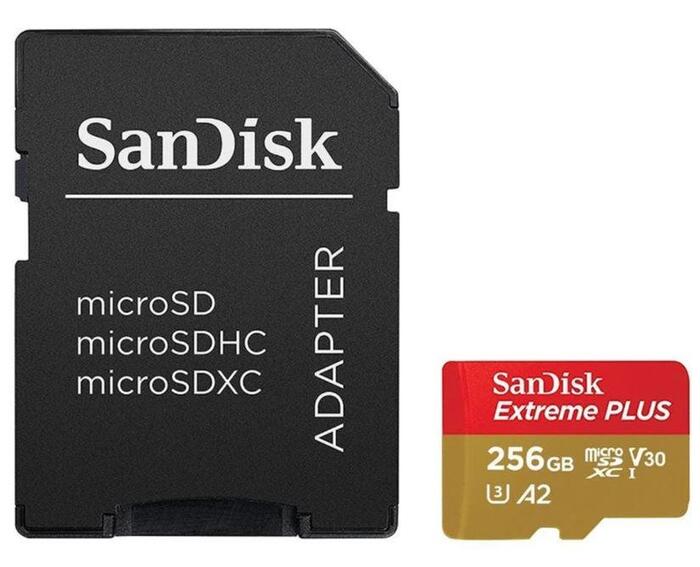 SanDisk Extreme MicroSDXC Atmiņas Karte 256GB