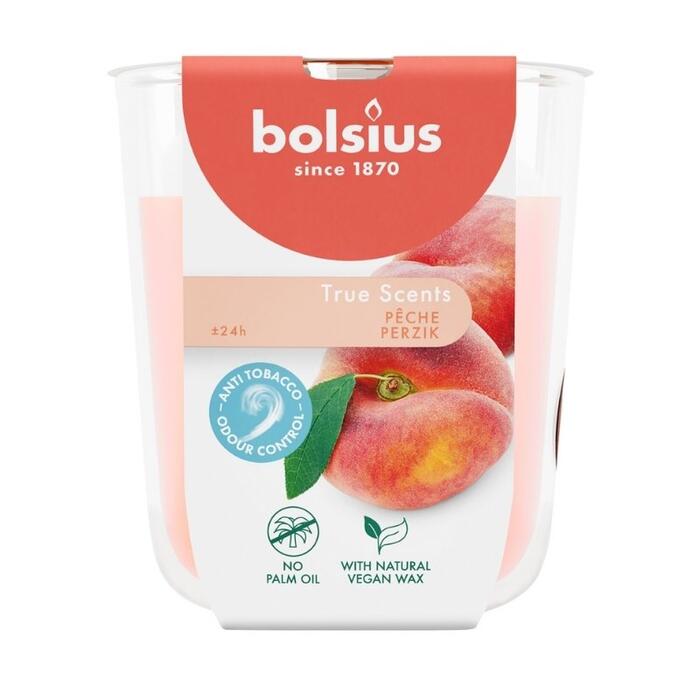 Bolsius True Scents Aromātiskā Svece Peach 80x73mm (37930380)