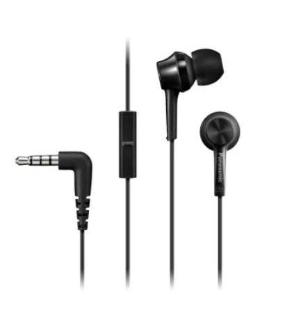 Panasonic RP-TCM115 Проводные Наушники 3.5mm (RP-TCM115-BK)