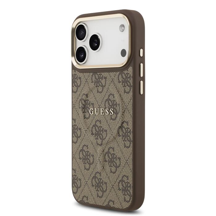 Guess PU Leather 4G Gold Frame