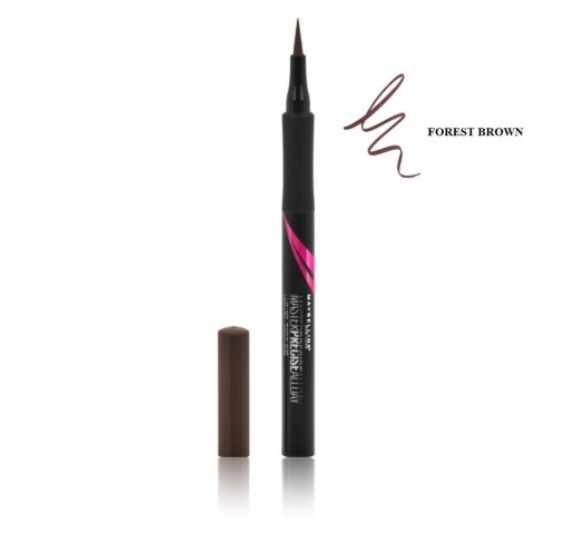 Maybelline Hyper Precise All Day Подводка для глаз 01 Forest Brown (3600531047795)