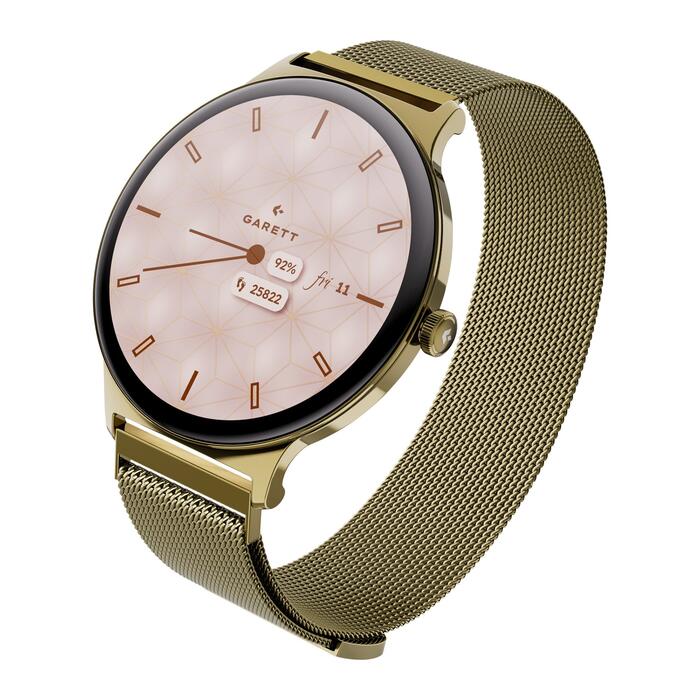 Garett Verona 2 Gold Mesh steel Умные часы (VERONA_2_MESH_GLD)