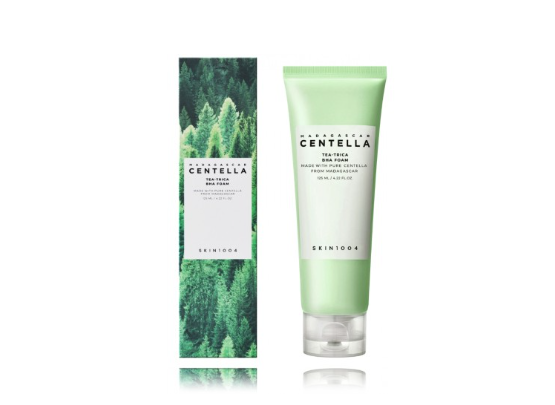 Skin1004 Madagascar Centella Tea-Trica BHA Foam Средство для Умывания 125 ml (8809576261714)