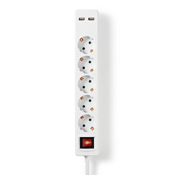 Nedis EXSO515UFSWT Удлинитель 3680W 1.5m (EXSO515UFSWT)