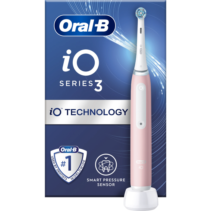 Braun Oral-B iO3 Elektriskā Zobu Birste (iOG3.1A6.0 Pink)