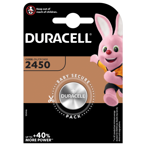 Duracell CR2450 Litija 3V Baterija (CR2450)