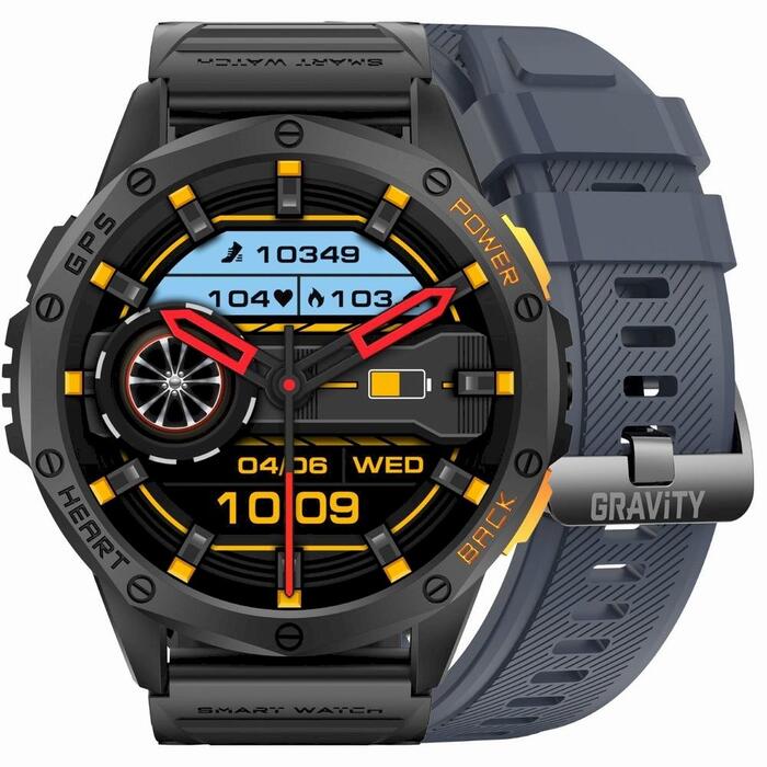 GRAVITY Viedpulkstenis GT24-1 GPS ar silikona
