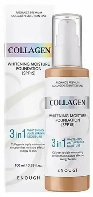 Enough Face cream Brightening Collagen Whitening Moisture Тональный Крем SPF15 (13) 100 ml (8809474497062)