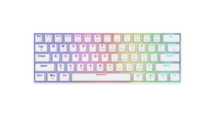 Savio WHITEOUT X2 RED Spēļu Tastatūra