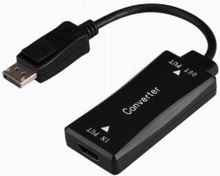 Gembird Адаптер  DisplayPort / HDMI / 15cm / 4K (A-HDMIF30-DPM-01)
