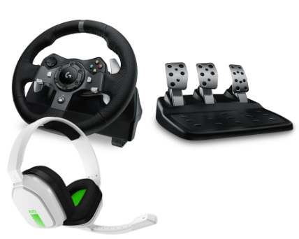 Logitech G920 Wheel + Xbox Astro