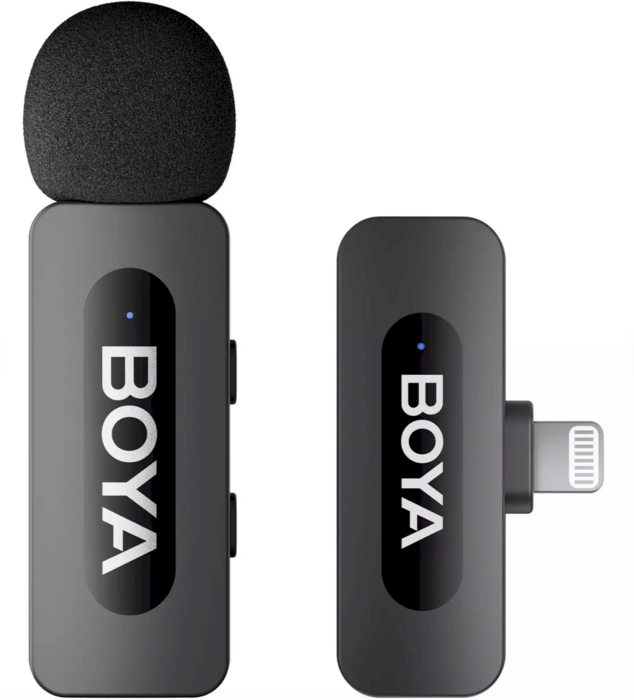 Boya BY-V1 Klipšu mikrofons (BY-V1-V2.0)