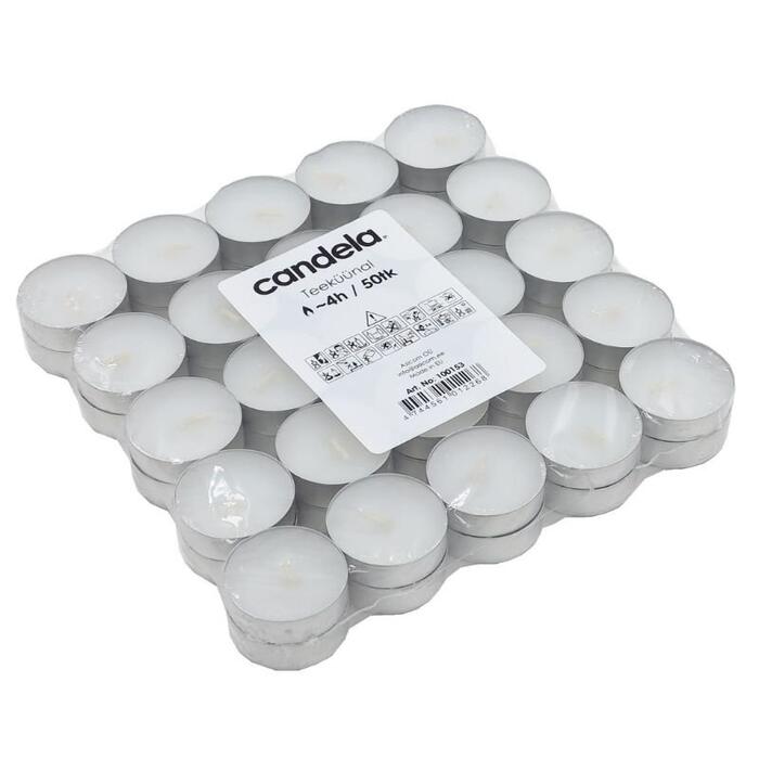 Candela Tējas Sveces 75gab (24100154)