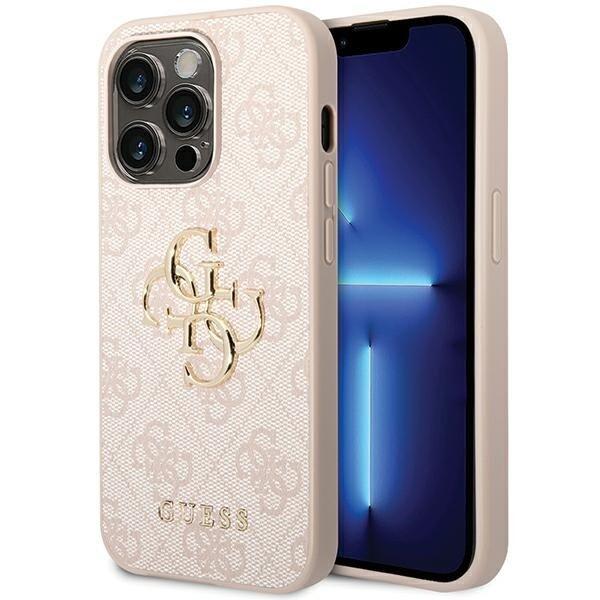 Guess 4G Big Metal Logo Back Case Защитный Чехол для Apple iPhone 15 Pro Max (GUHCP15X4GMGPI)