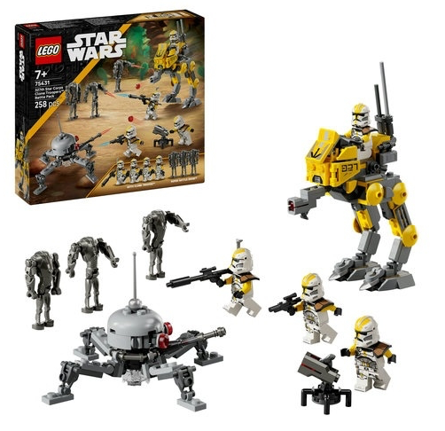 LEGO 75431 Star Wars 327th Star Corps Clone Troopers Battle Pack Konstruktors (75431)
