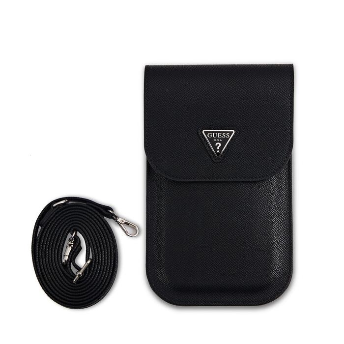 Guess PU Grained Triangle Logo Phone