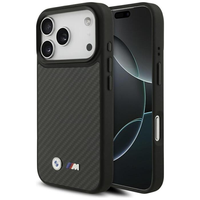 BMW M Kevlar Matt MagSafe Case Защитный Чехол для Apple iPhone 17 Pro (BMHMP17L24CFMMK)