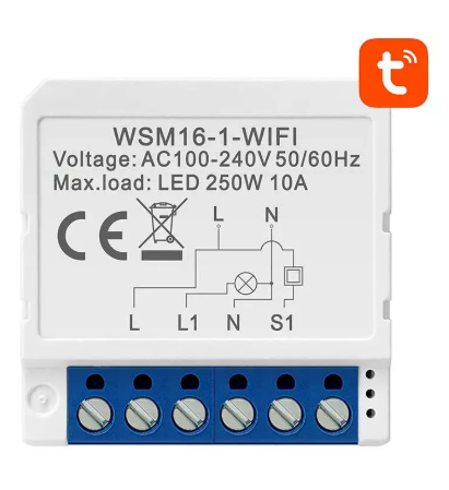 Avatto ZigBee ZWSM16-W1 Умный Выключатель (ZWSM16-W1)